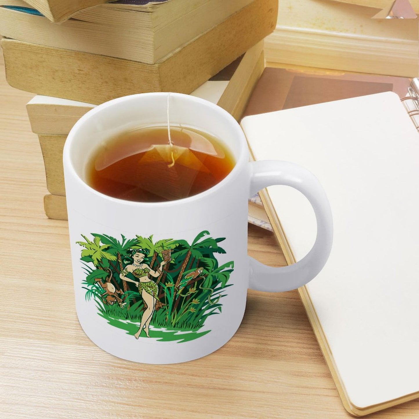 Customized White Mugs with Custom Image Text