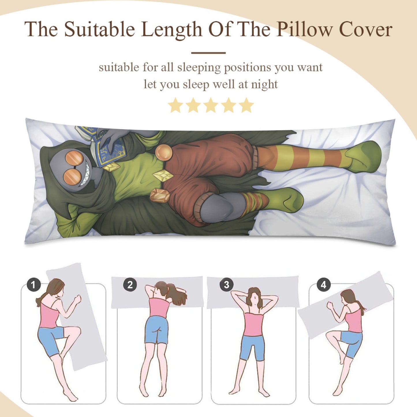 Custom Dakimakura Anime Art Body Pillowcase Waifu Photo Pillow Cover