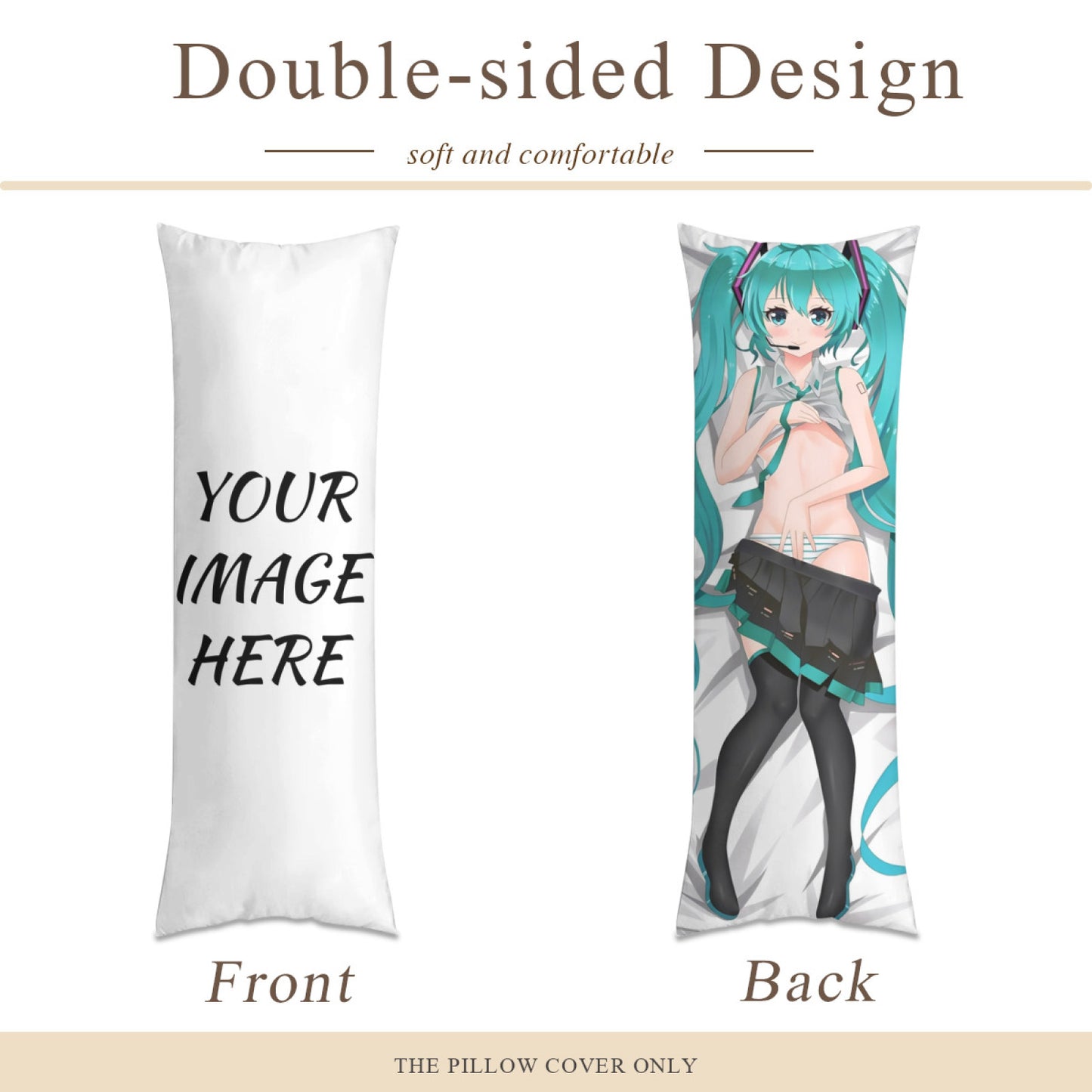 Custom Dakimakura Anime Art Body Pillowcase Waifu Photo Pillow Cover