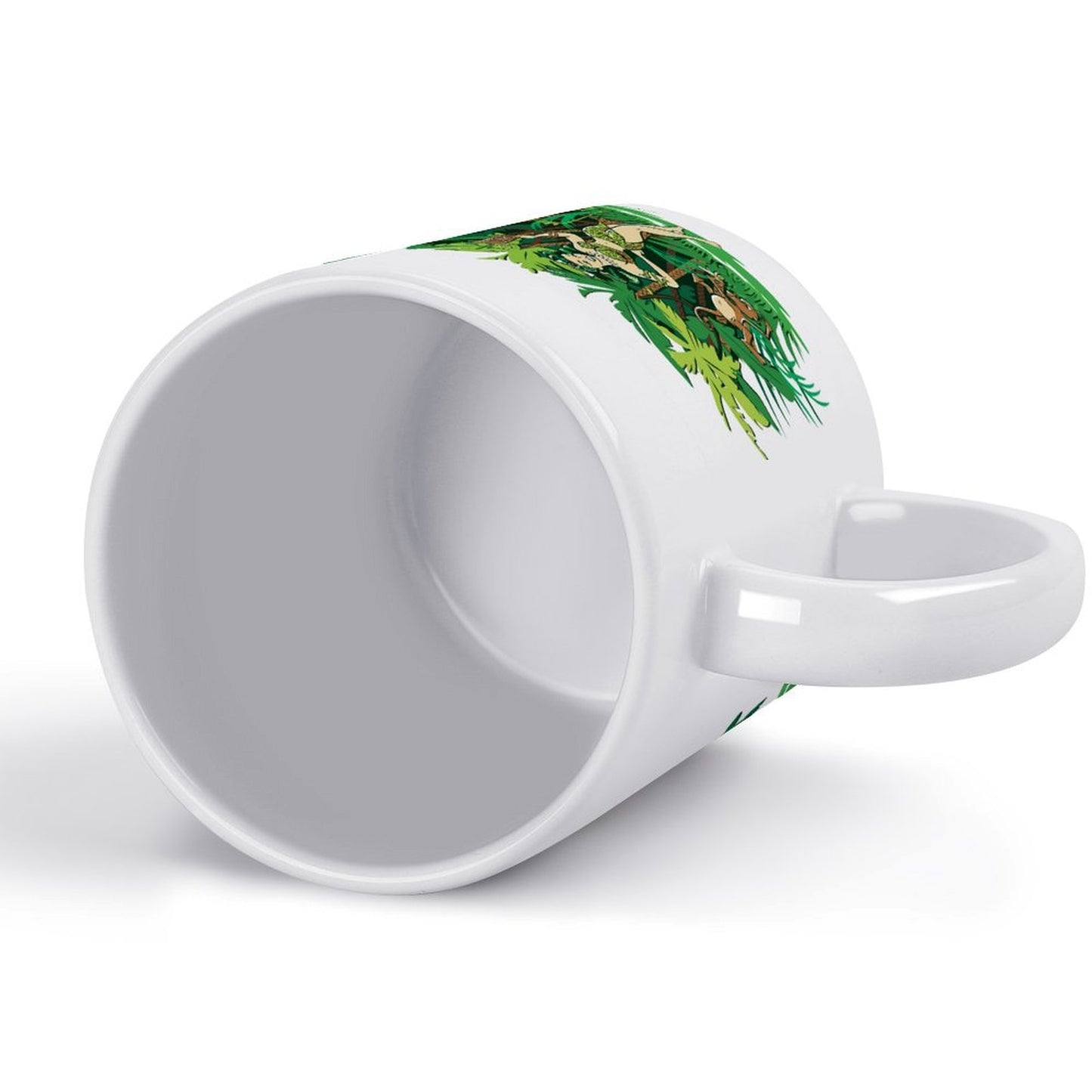 Customized White Mugs with Custom Image Text