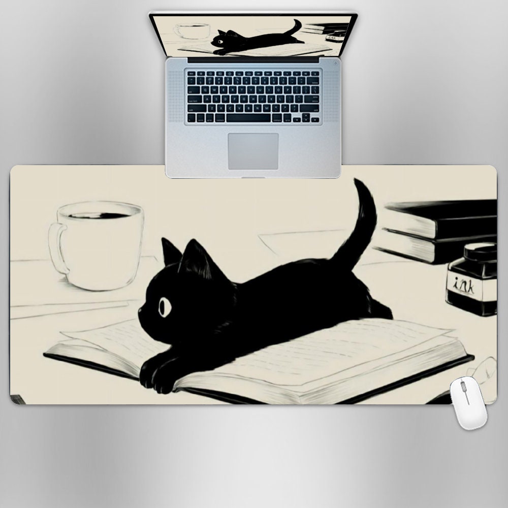 Cat Home Life Mouse Mat, Extra Large Mousepad, Gaming Mousepad