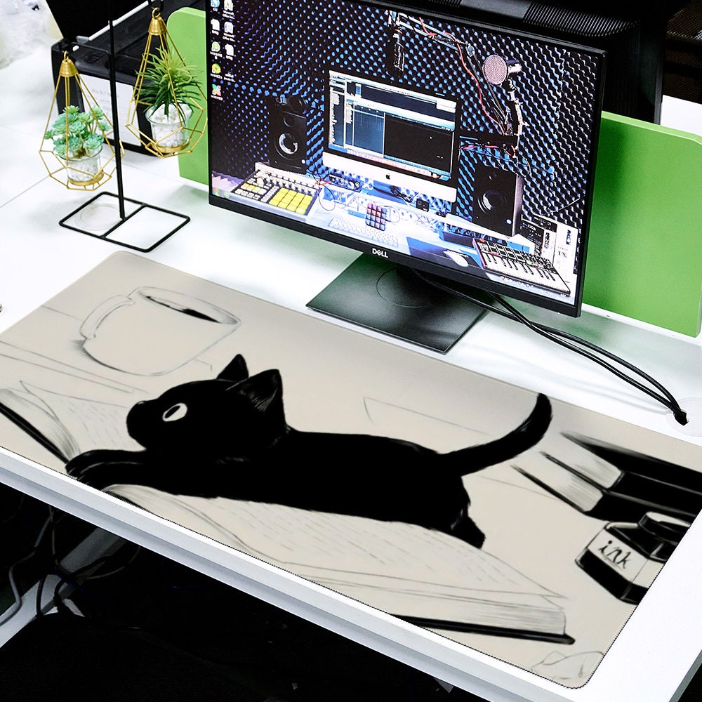 Cat Home Life Mouse Mat, Extra Large Mousepad, Gaming Mousepad