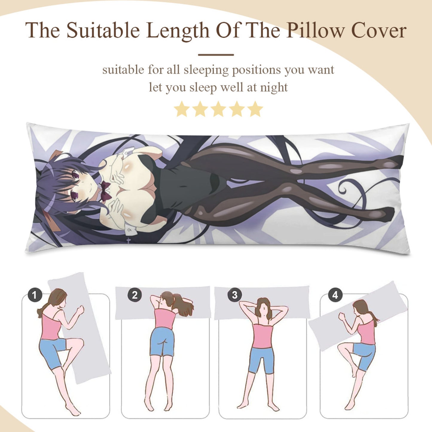 Dakimakura Pillowcase, Anime Body Pillowcase, Bedroom Decoration, Perfect Gifts