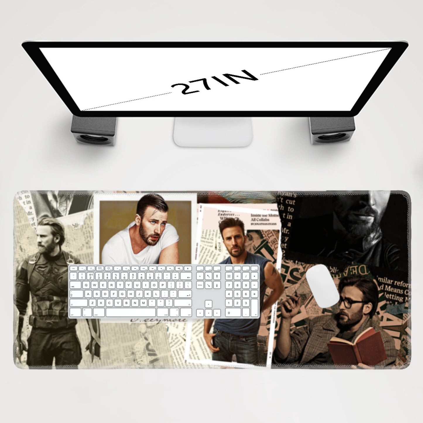 Chris Evans Mouse Pad, Chris Evans Holiday Gifts, Chris Evans Merchandise
