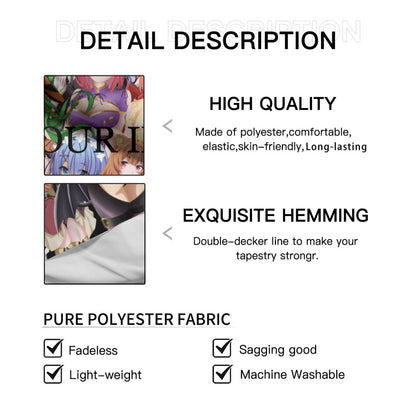 Custom Dakimakura Tapestry Personalized Waifu Anime Art Tapestry Gifts