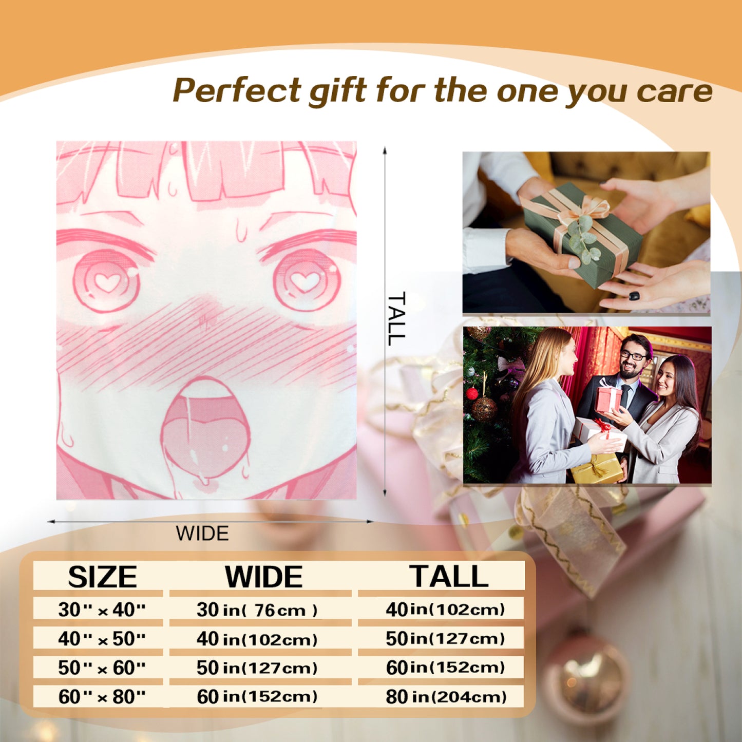 Anime Blanket, Anime Girls Holiday Gifts, Dakimakura Merch, Perfect Gifts