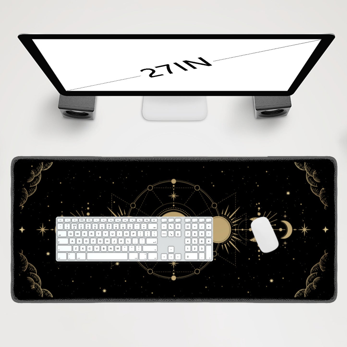 Japanese Zen Mouse Pad - Calm and Peaceful Design for Your Desk
