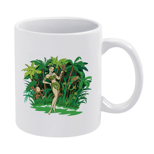 Customized White Mugs with Custom Image Text