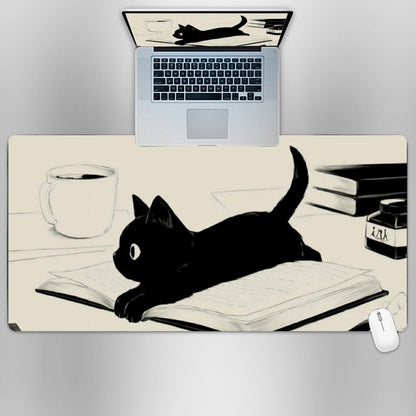 Cat Home Life Mouse Mat, Extra Large Mousepad, Gaming Mousepad