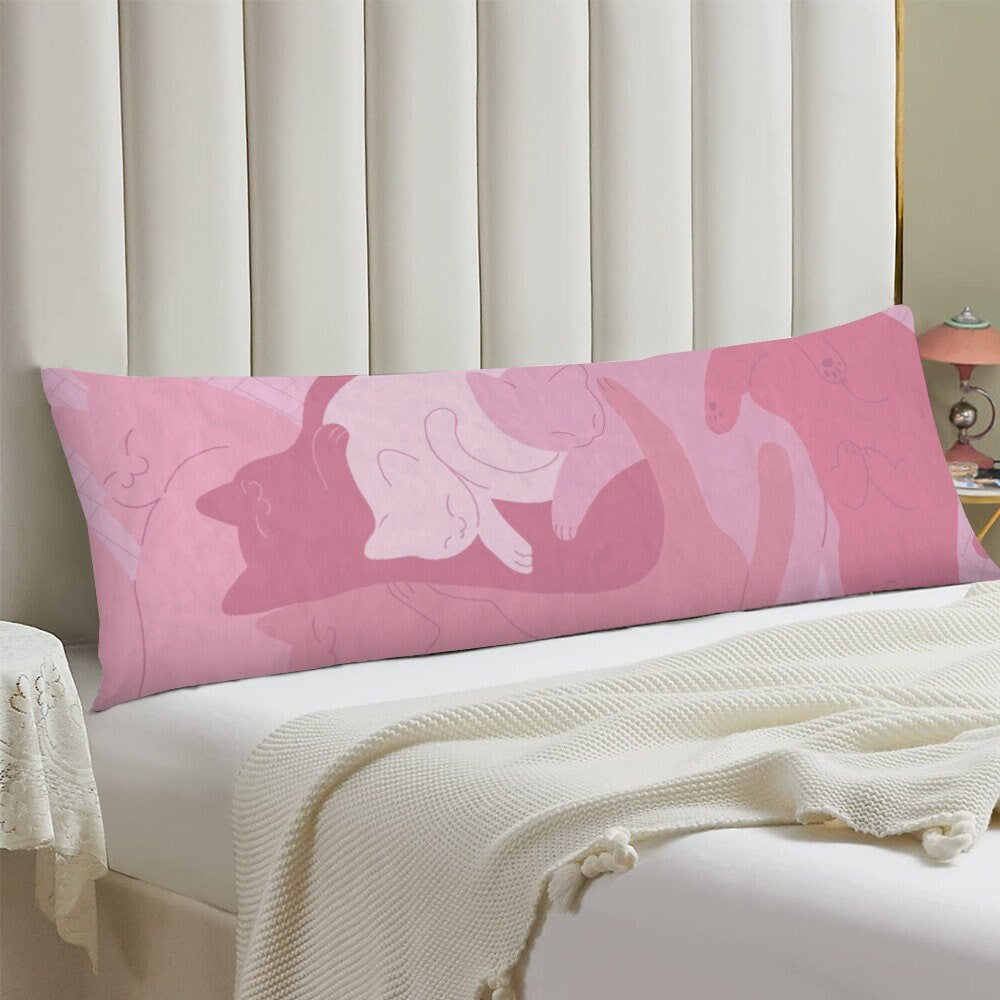 Cats Pillowcase, Kawaii Body Pillowcase, Perfect Gift For Girls
