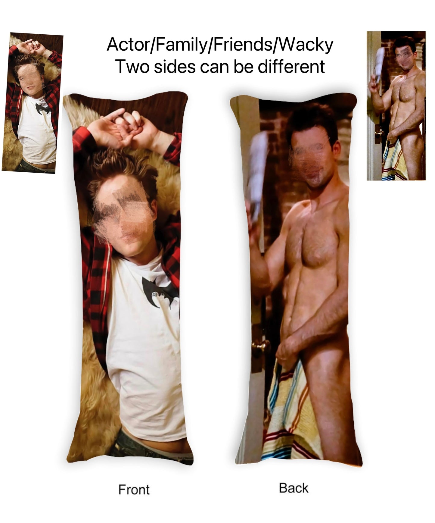 Custom Body Pillowcase Dakimakura Anime Celeb Actor Photo Body Pillowcase