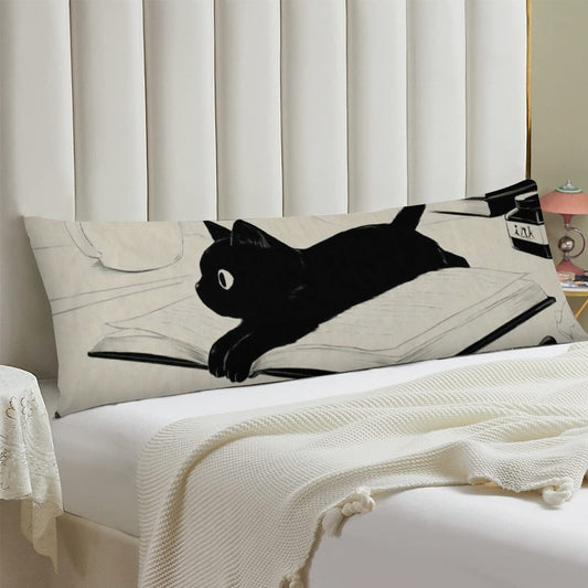 Cute Black Cat Pillowcase, Anime Kawaii Pillowcase, Housewarming Gifts